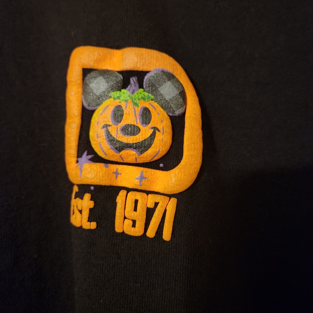 Walt Disney World 2021 Mickey Minnie Halloween Pumpkin Spirit Jersey Size Large - Picture 4 of 6